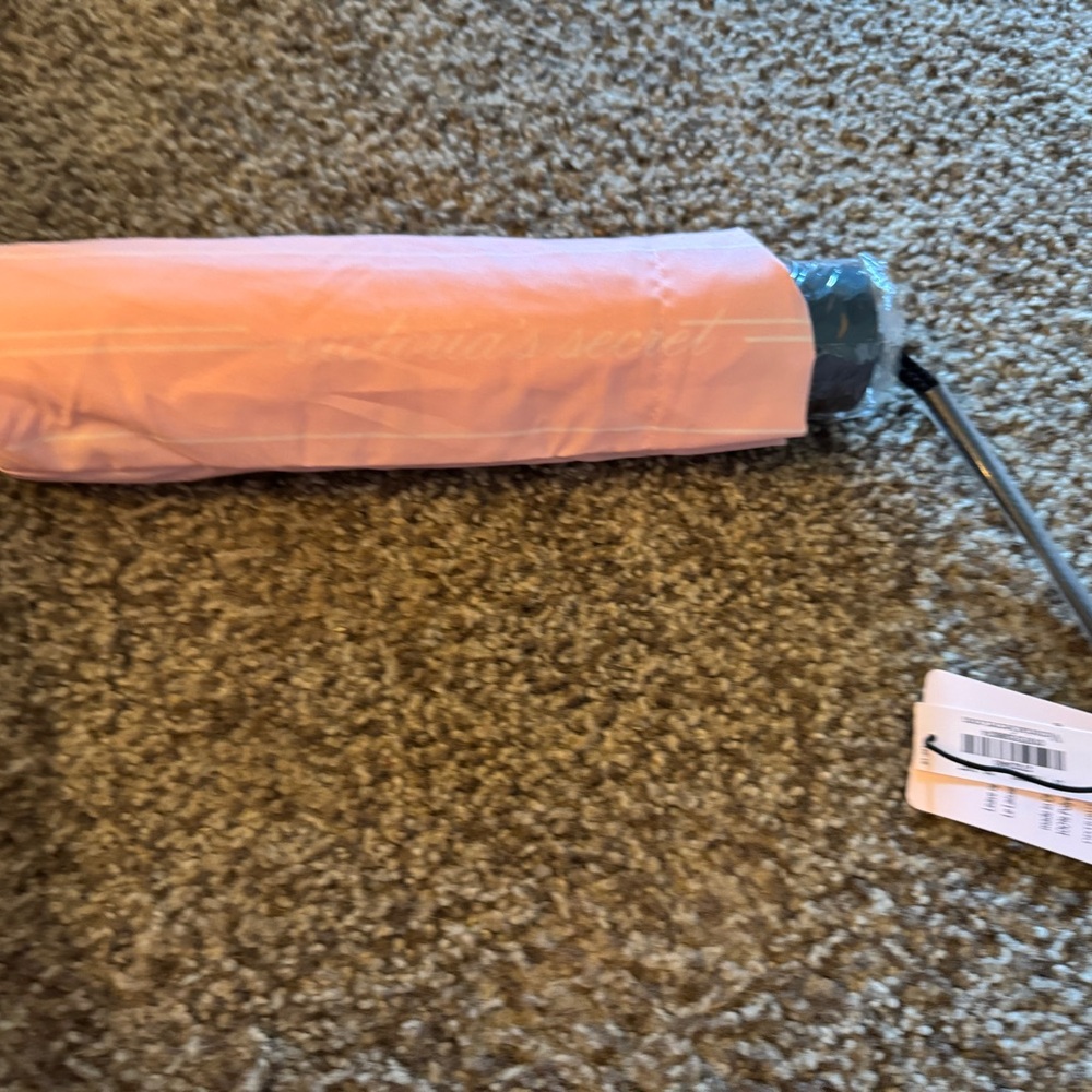Victorias Secret Pink Umbrella with Cover NEW